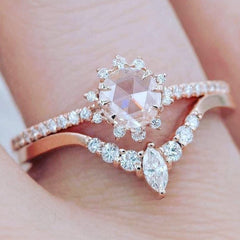 Sunflower Zircon Ring