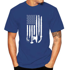 Men's 3D Digital Print T-Shirt for Independence Day