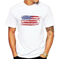 Men's 3D Digital Print T-Shirt for Independence Day
