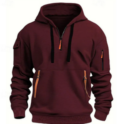 Unisex Plus Size Hooded Pullover Sweatshirt
