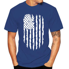 Men's 3D Digital Print T-Shirt for Independence Day