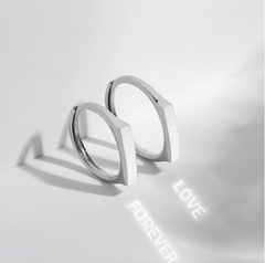 S925 Sterling Silver Hidden Heart Ring
