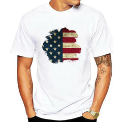 Men's 3D Digital Print T-Shirt for Independence Day