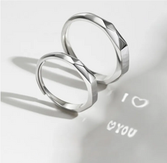 S925 Sterling Silver Hidden Heart Ring